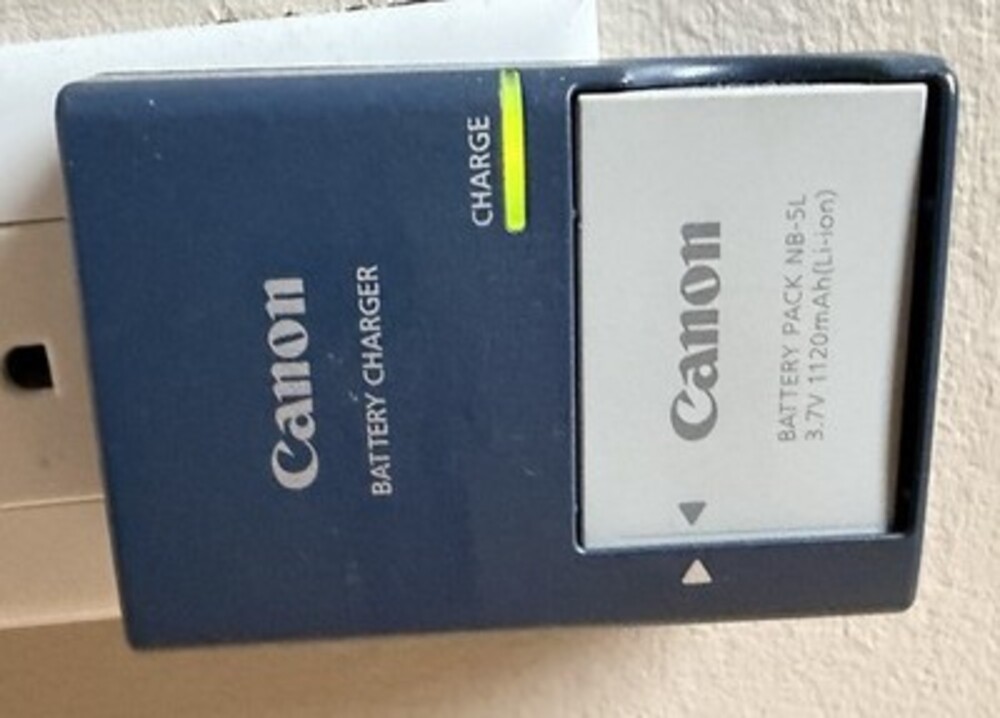 Cannon Battery Charger 5B-NL 3.7V 1120 mAh Li Ion Battery